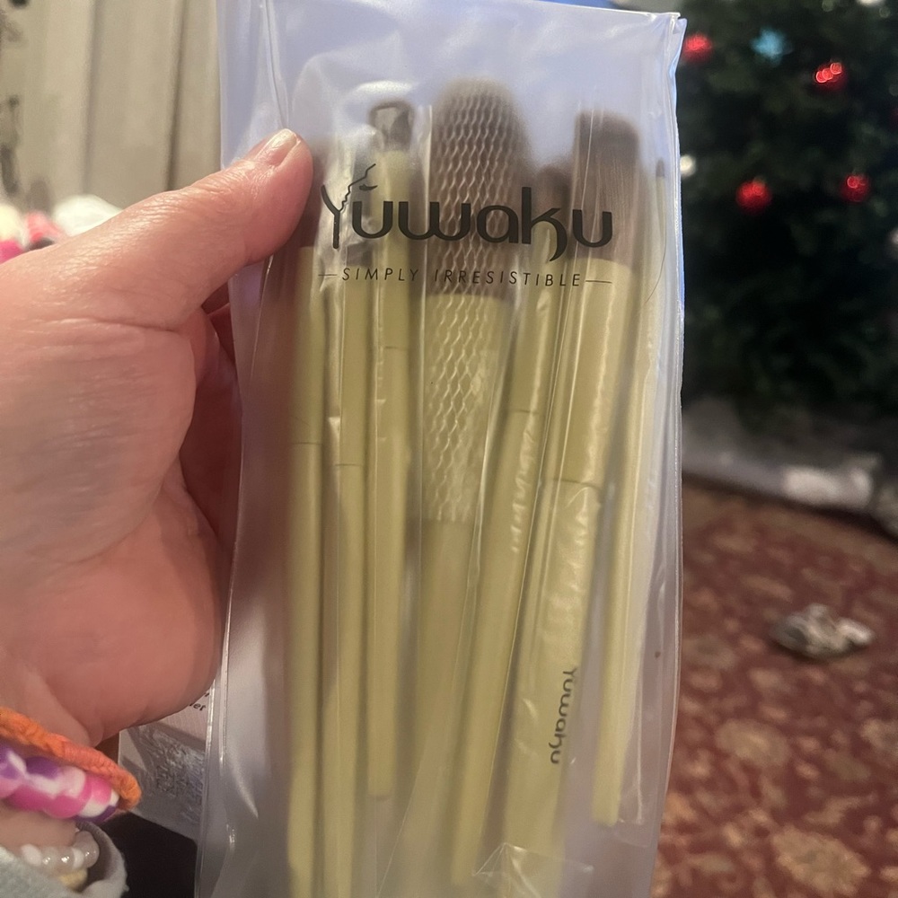 Gold Makeup Brush Set